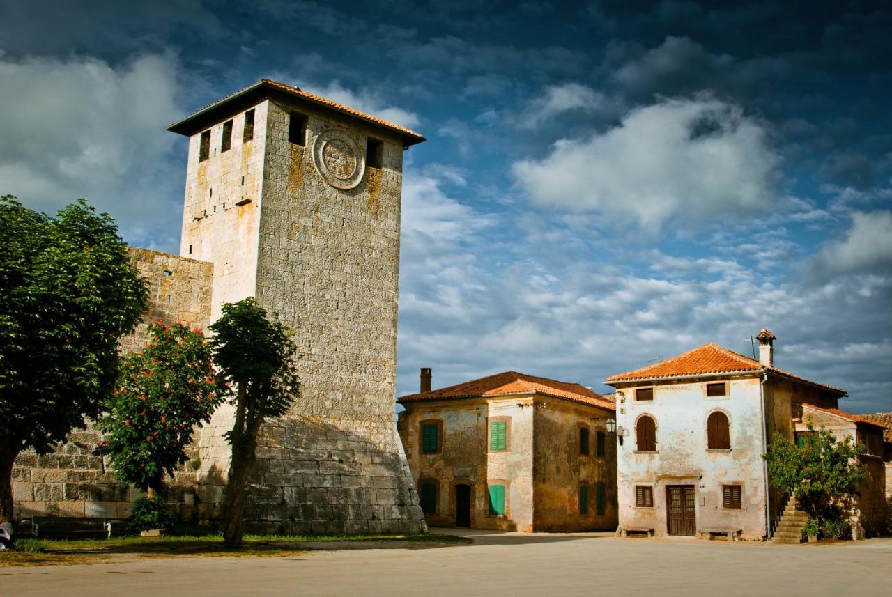 Casa Mario-Charming Stone House With Jacuzzi Villa Svetvinčenat Buitenkant foto